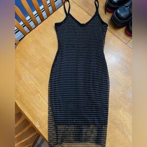 Black Bejeweled Dress